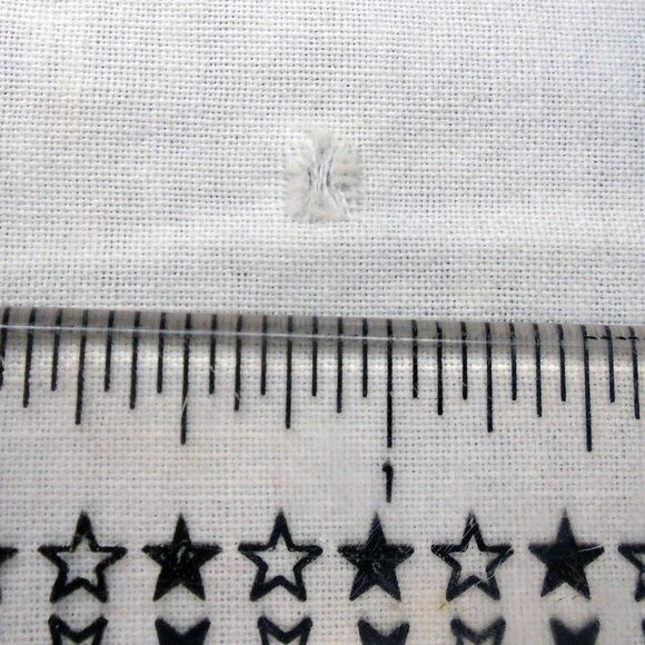 Vintage Table Topper Cover is Linen, Fun Kitschy Retro SMALL Tablecloth - Picture 9 of 11